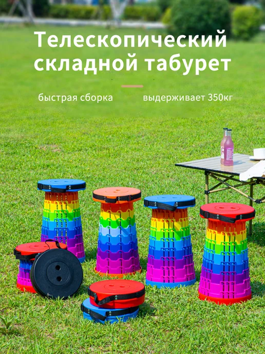 Складной туристический стул, голубой, фото 2