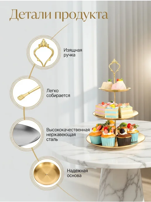 Фруктовница металлическая черная 25х10 см, желтый, фото 2