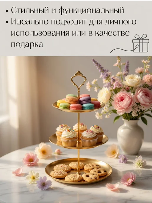 Фруктовница металлическая черная 25х10 см, желтый, фото 7