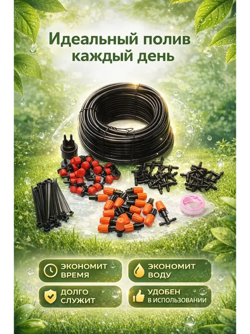 диди7 Набор капельного полива система для теплицы и сада, вариант