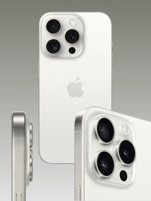Смартфон Apple iPhone 15 Pro 512 ГБ (восстановленный), белый, фото 6