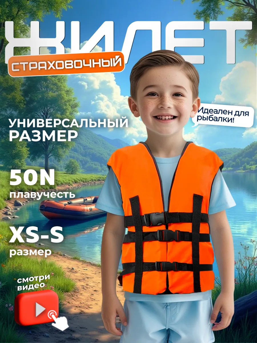 Жилет страховочный (размер XS-S)