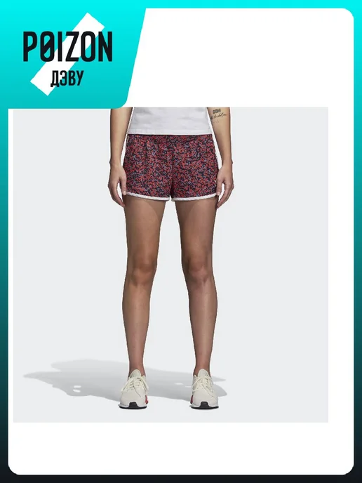 adidas Шорты, красный