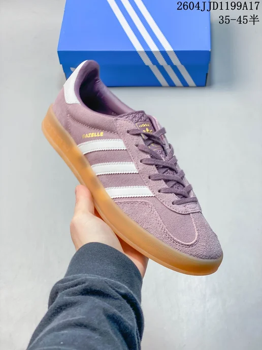 adidas gazelle silver green womens Gucci x Adidas Women's Gazelle Sneakers Velvet and Suede 289425