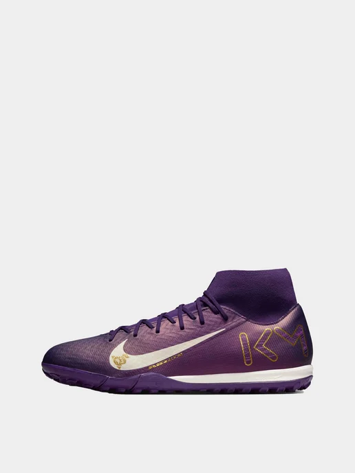 Nike Шиповки ZM SUPERFLY 10 ACADEMY KM TF, фиолетовый, фото 3