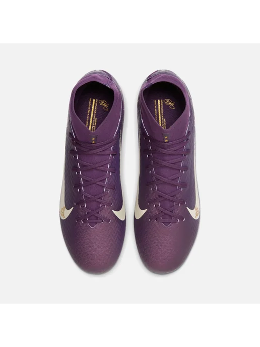 Nike Шиповки ZM SUPERFLY 10 ACADEMY KM TF, фиолетовый, фото 5
