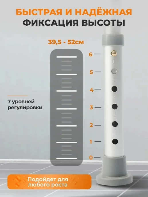 Стул для ванны и душа, белый, фото 7