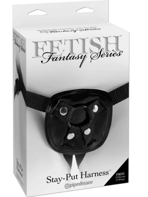 PIPEDREAM Трусики Harness для страпона с кольцом Fetish Fantasy, черный, фото 2