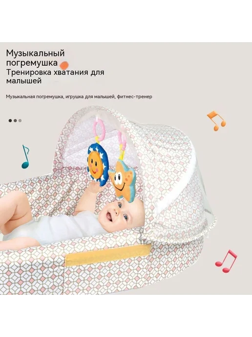 Кровать Освежающий синий, синий, фото 3