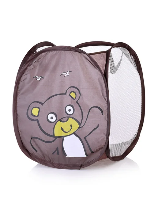 КНР Корзина для игрушек Мишка и чайки 32х38 см, 32x38 см