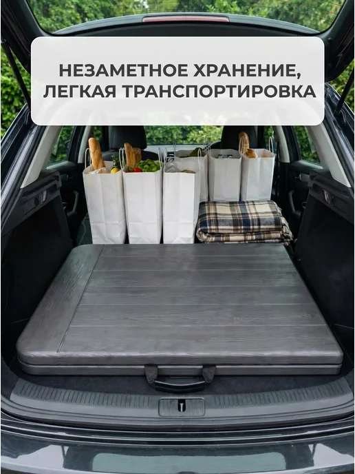WOLEN home Стол складной пластиковый садовый 180 см, серый, фото 5