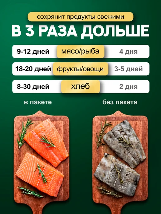 Пакеты для вакууматора с рифлением, 50 шт, фото 2