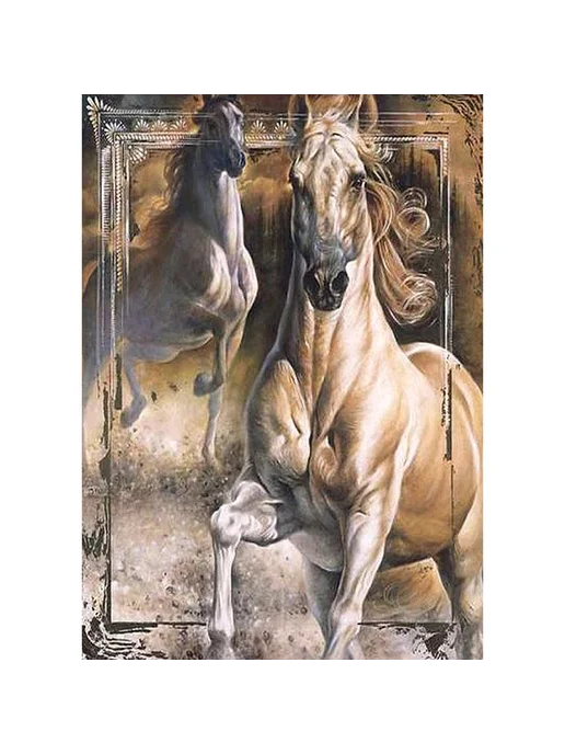 Лошадь алмазная мозаика 5D, набор для вышивки, 50х70, 50x70