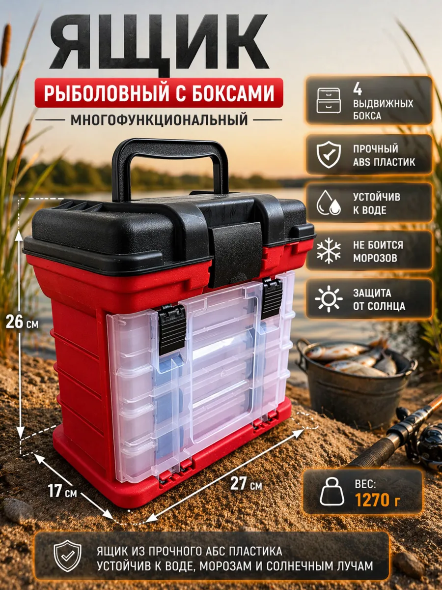 Ящик для рыболовных снастей