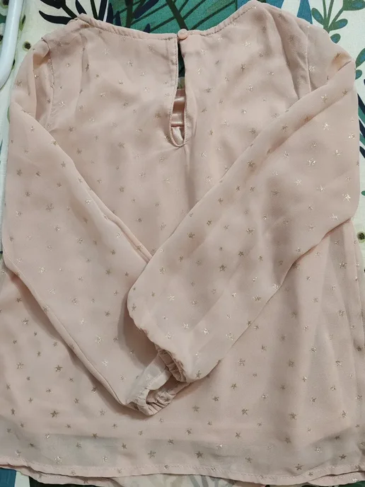 Блузка H&M на девочку р. 104, розовый, фото 2