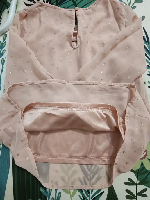 Блузка H&M на девочку р. 104, розовый, фото 3