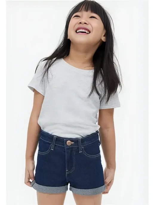 H&M Шорты джинсовые, синий, фото 2