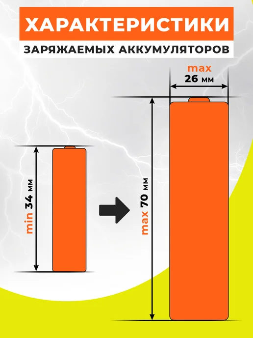AKVATEHNIK Зарядное устройство для аккумуляторных батареек, черный, фото 3