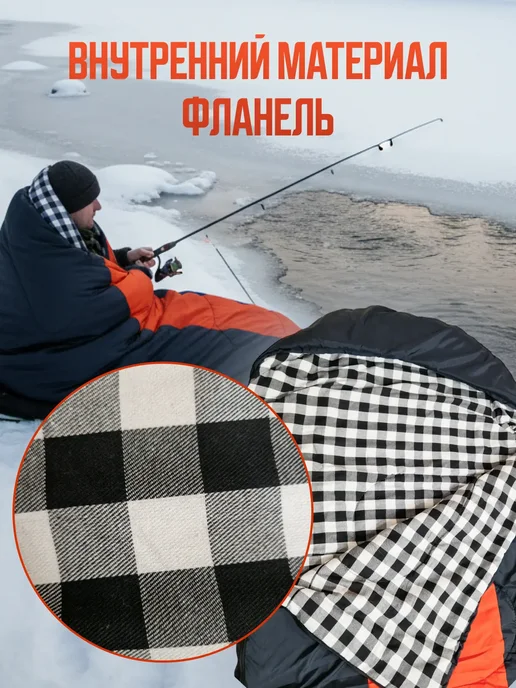 Спальный мешок одеяло туристический 85х210см, 85x210 см, фото 5