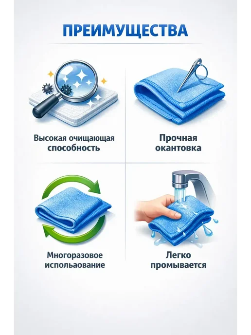 TIDDO2 Тряпочки для уборки на кухне и мытья посуды, серый, фото 4