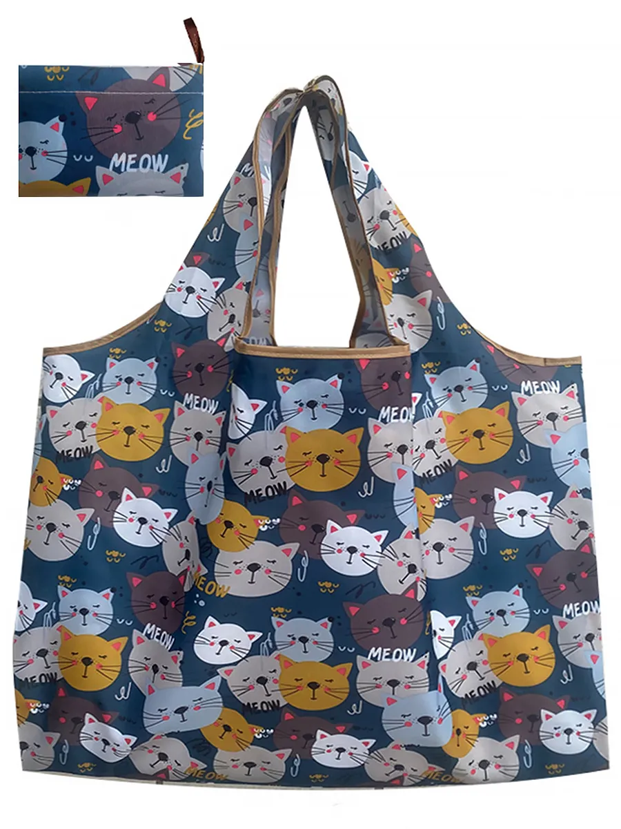 Тканевая хозяйственная сумка-шоппер