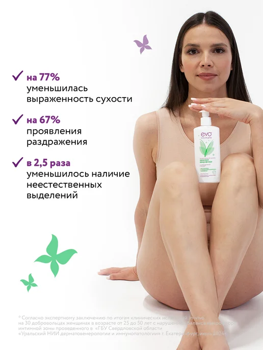 EVO ЭВО Intimate Здоровая микрофлора гель для интимной с рН, вариант, фото 6