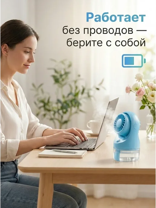Disan Вентилятор увлажнитель воздуха, вариант, фото 3