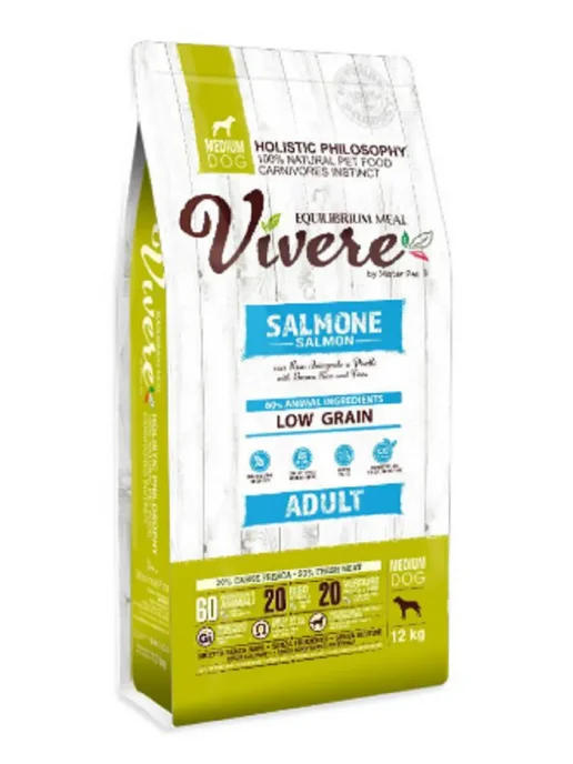 Сухой корм vivere Dog для собак, взрослые, средние, лосось, 3 кг, фото 7