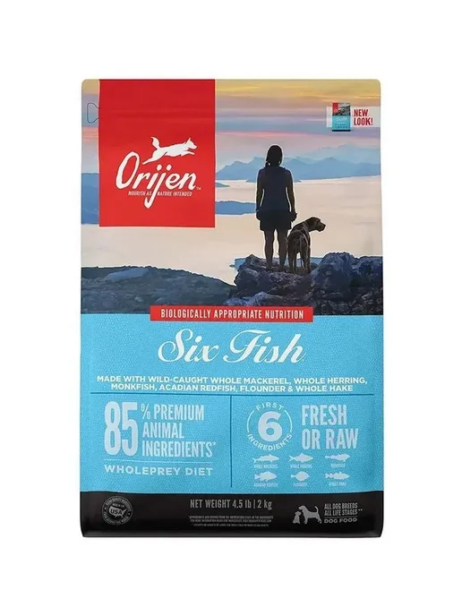 Сухой корм orijen Dog Six для собак, рыба, 2 кг, фото 8