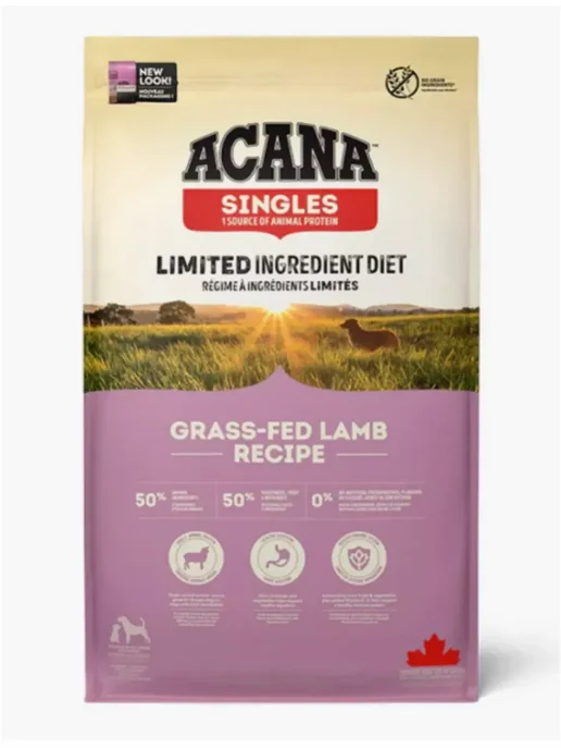 Сухой корм Acana Акана Grassfed для собак, ягненок, 17 кг, фото 7