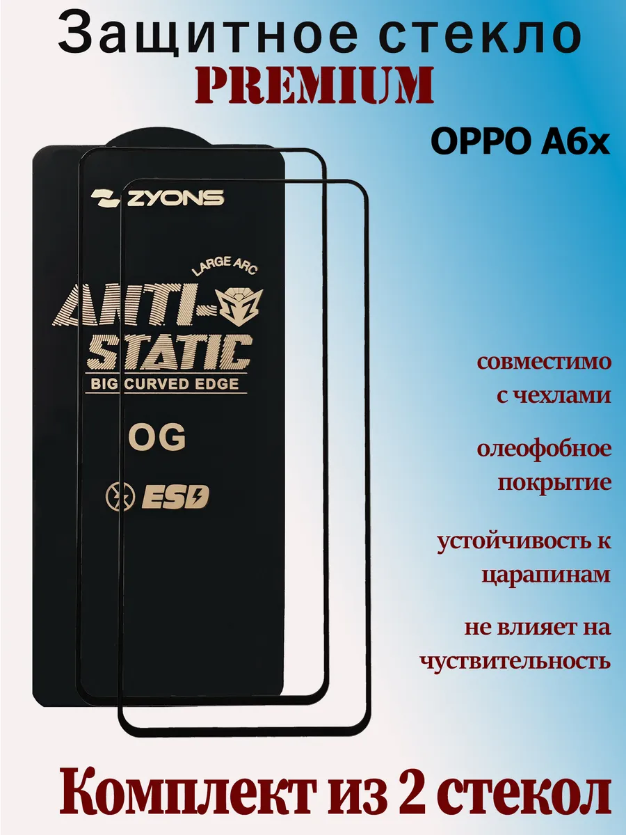 Защитное стекло для OPPO A6x