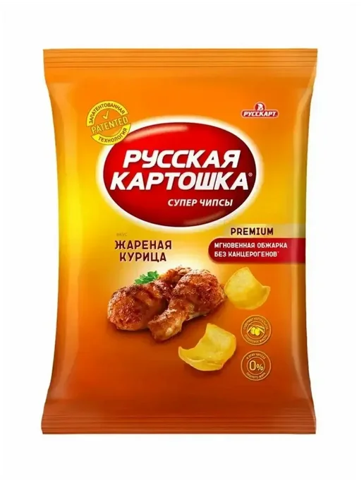 Русская картошка Картофельные чипсы Ассорти, 16 штук по 80 грамм, 16 шт, фото 3