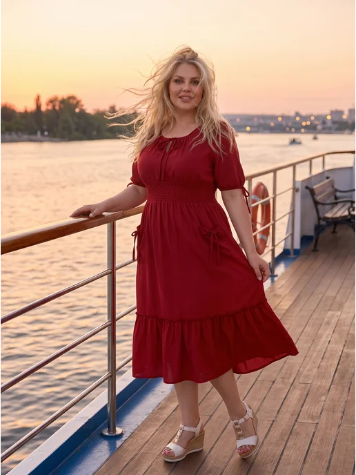 Sarah Morenberg Выкройка платья больших размеров 56-66, вариант, фото 2