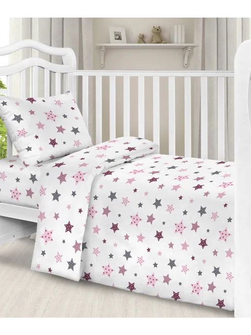 Letto Детское постельное белье в кроватку мягкий хлопок, 40*60 см, 40x60 см, фото 7