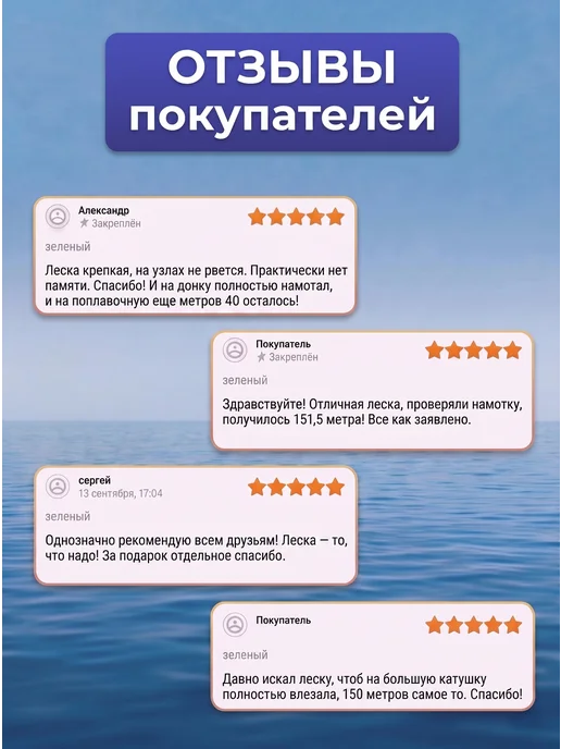 OSPREY ЛЕСКА Леска рыболовная 0,25 150м, 150 м, фото 6
