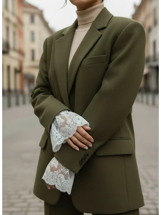 ladies'secret Манжеты на рукава кружевные, белый, фото 5