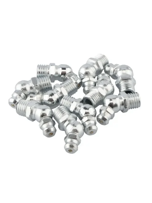 АВТОДЕЛО Масленка угловая М8*1*45 (10шт в уп), 8x1x45, 10 шт, фото 4