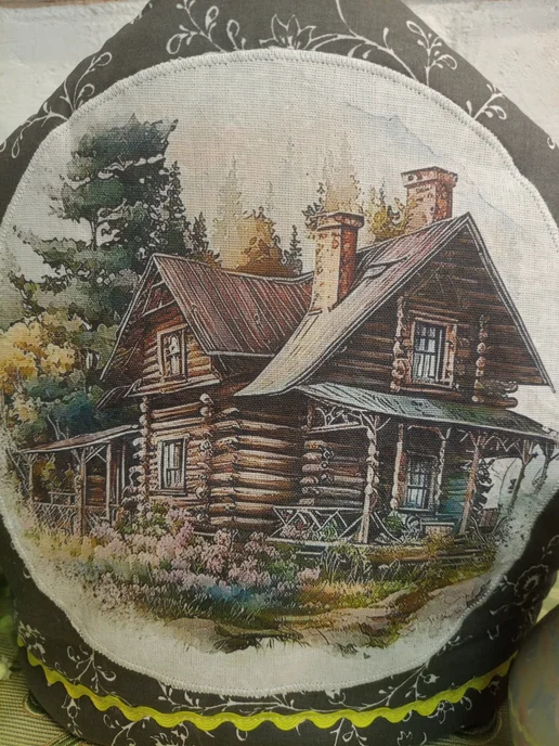 Грелка на чайник "Домик в горах" 23х25 см, 23x25 см, фото 4