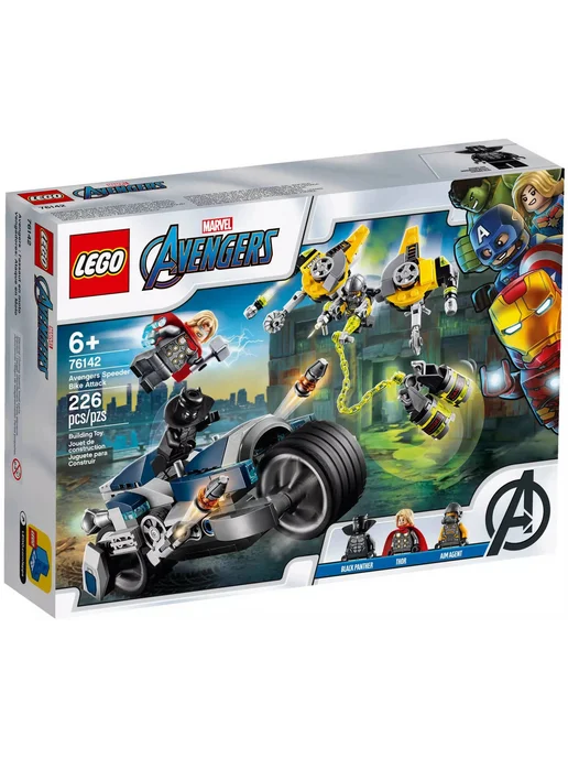LЕGО Конструктор LEGO Super Heroes 76142 Мстители Атака на, вариант