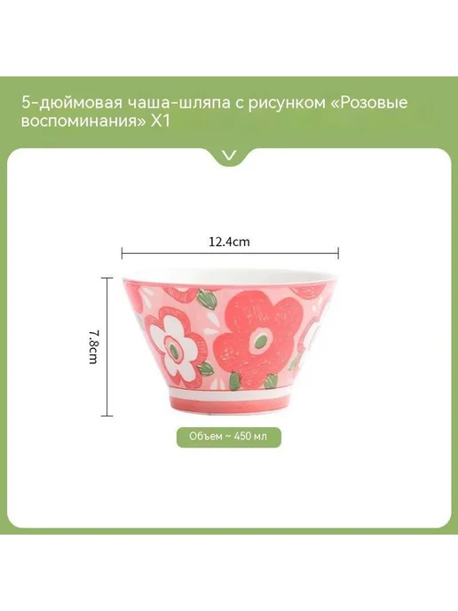 Тарелка 5 дюймов 1 шт, 1 шт