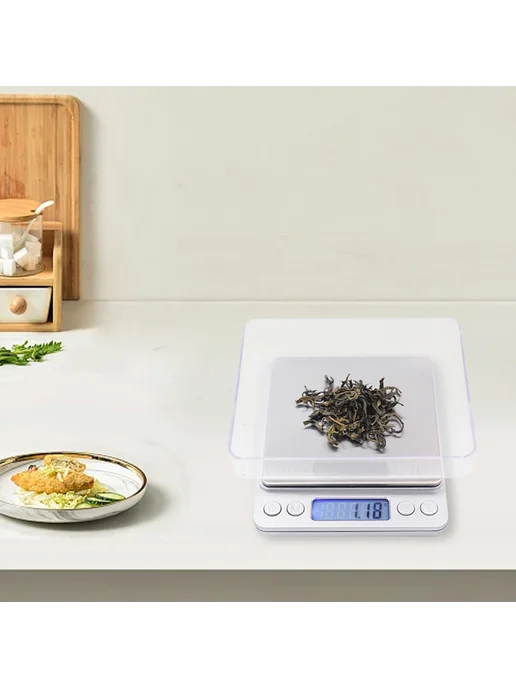 Цифровые весы 500 г, точность 0.01 г, для кухни, LCD, 500 г, 0,01 г, фото 5