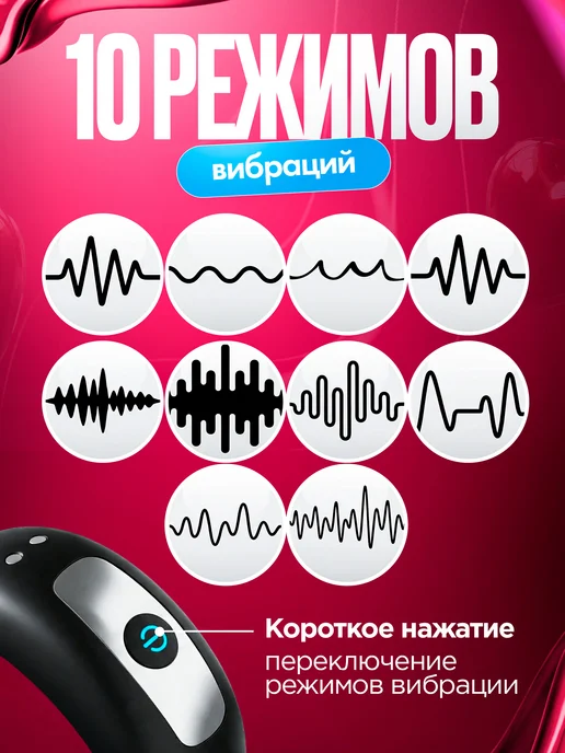 Lixbry Эрекционное вибро кольцо на член с вибрацией 18+, черный, фото 2