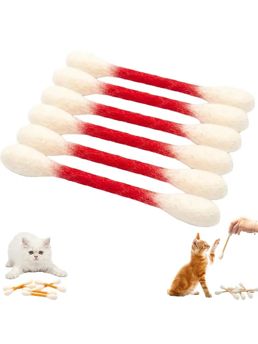 Котигрушка 6шт с котнрифом, жвачные для котят, массаж и игра, 6 шт, фото 2