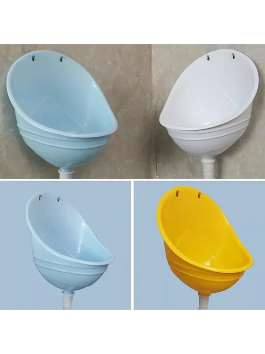 Безводный писсуар, белый, белый, фото 4