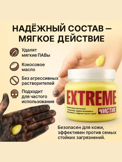 HASBY2 Средство для очистки рук для ухода после ремонта, вариант, фото 3