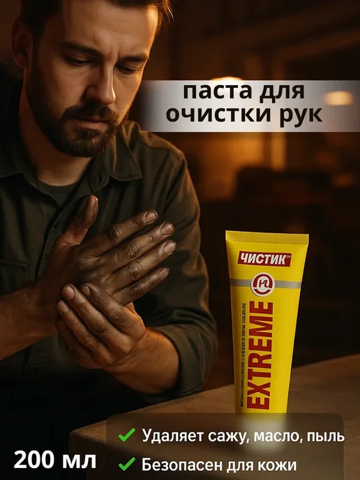 Ариш Паста для очистки рук от масла и краски 200 мл, 200 мл, фото 2