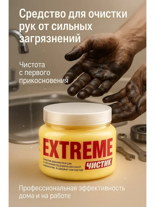 AJ88 Средство для очистки рук для гаража, 450 мл, фото 2