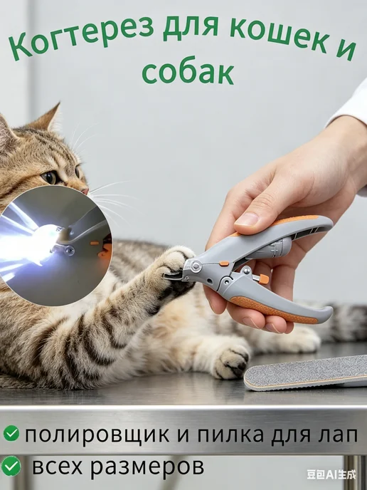 Когтерезка для кошек собак, ножницы для стрижки когтей, вариант