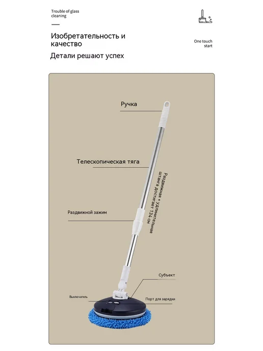 Очиститель Королевский синий, голубой, фото 25