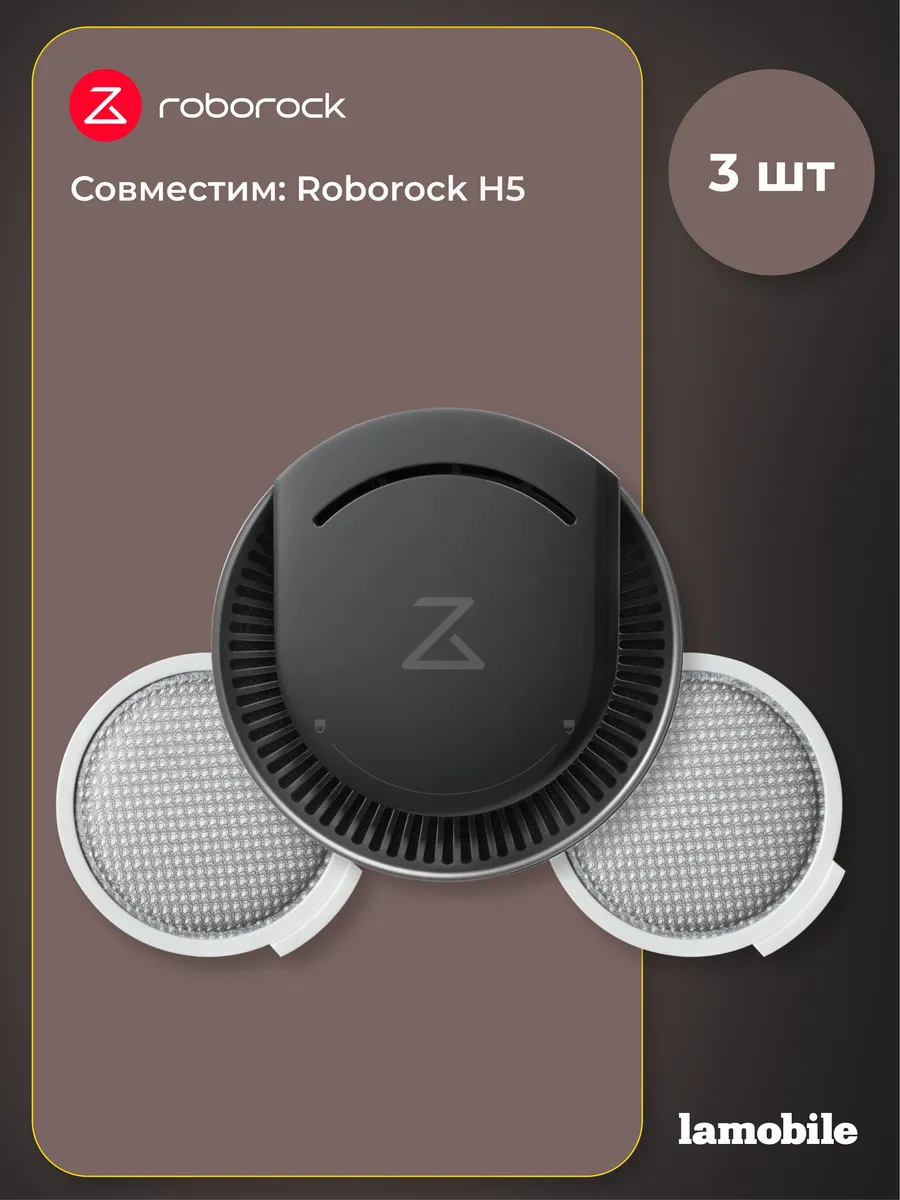 roborock Набор фильтров для пылесоса H5 (3шт) (SCLWTZ08RR)